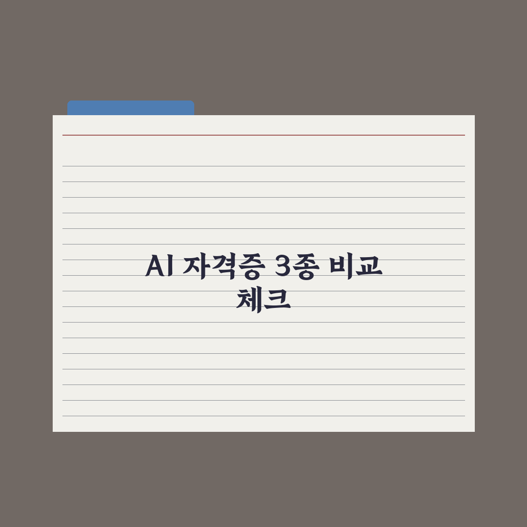 구글·MS·AWS AI 자격증 비교 총정리, 실무자가 분석한 5가지 합격 전략