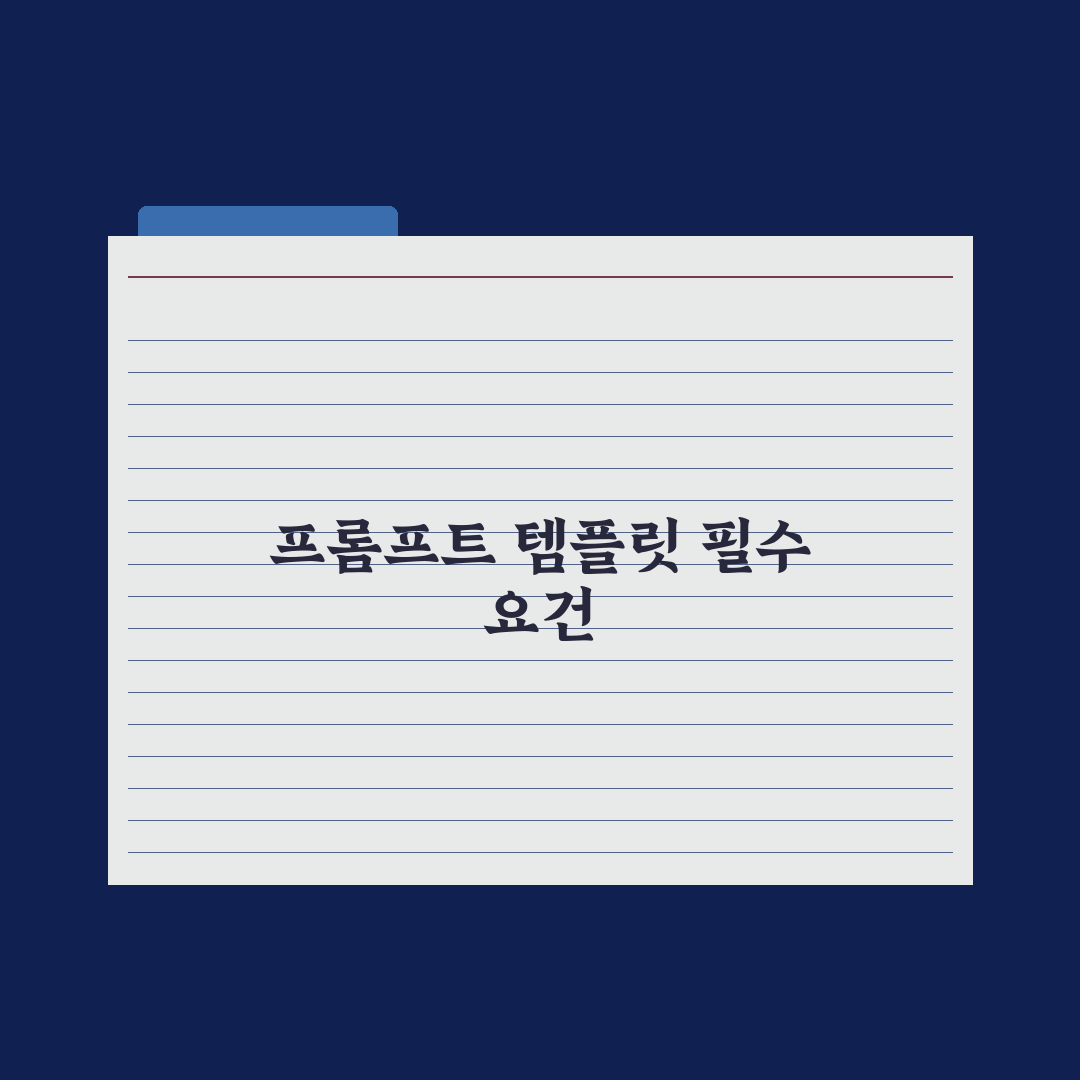 글쓰기를 위한 프롬프트 템플릿 완벽가이드, 실무자가 검증한 5단계 전략