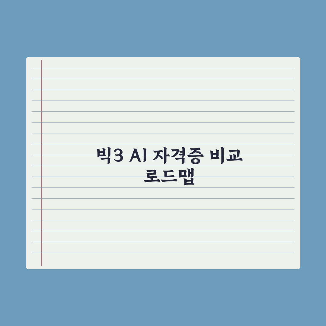 구글·MS·AWS AI 자격증 비교 총정리, 실무자가 분석한 5가지 합격 전략