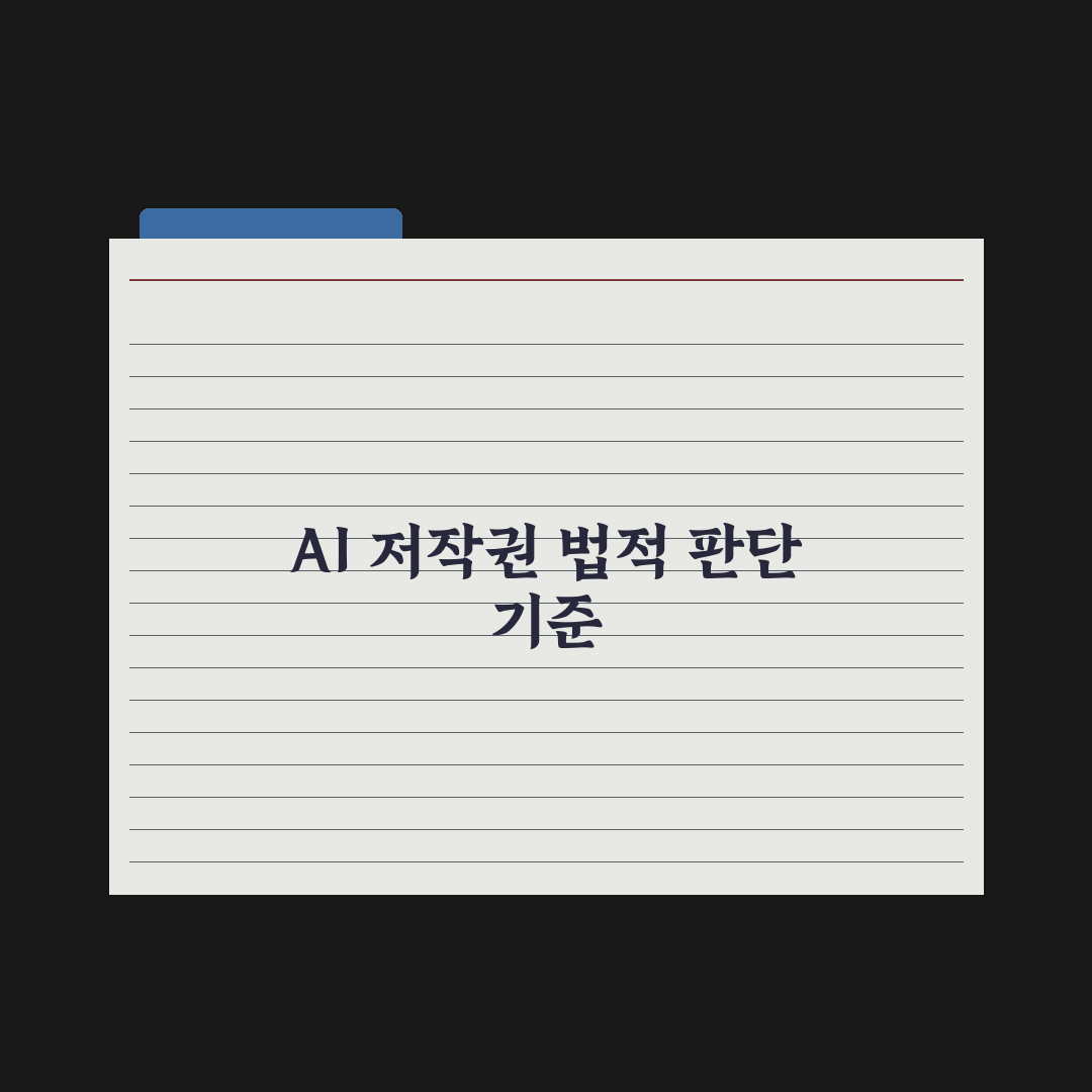 AI 저작권 문제 - 생성물의 권리는 누구에게 심층분석: 5가지 핵심정리