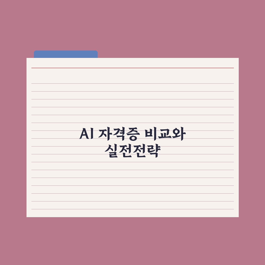 구글·MS·AWS AI 자격증 비교 총정리, 실무자가 분석한 5가지 합격 전략