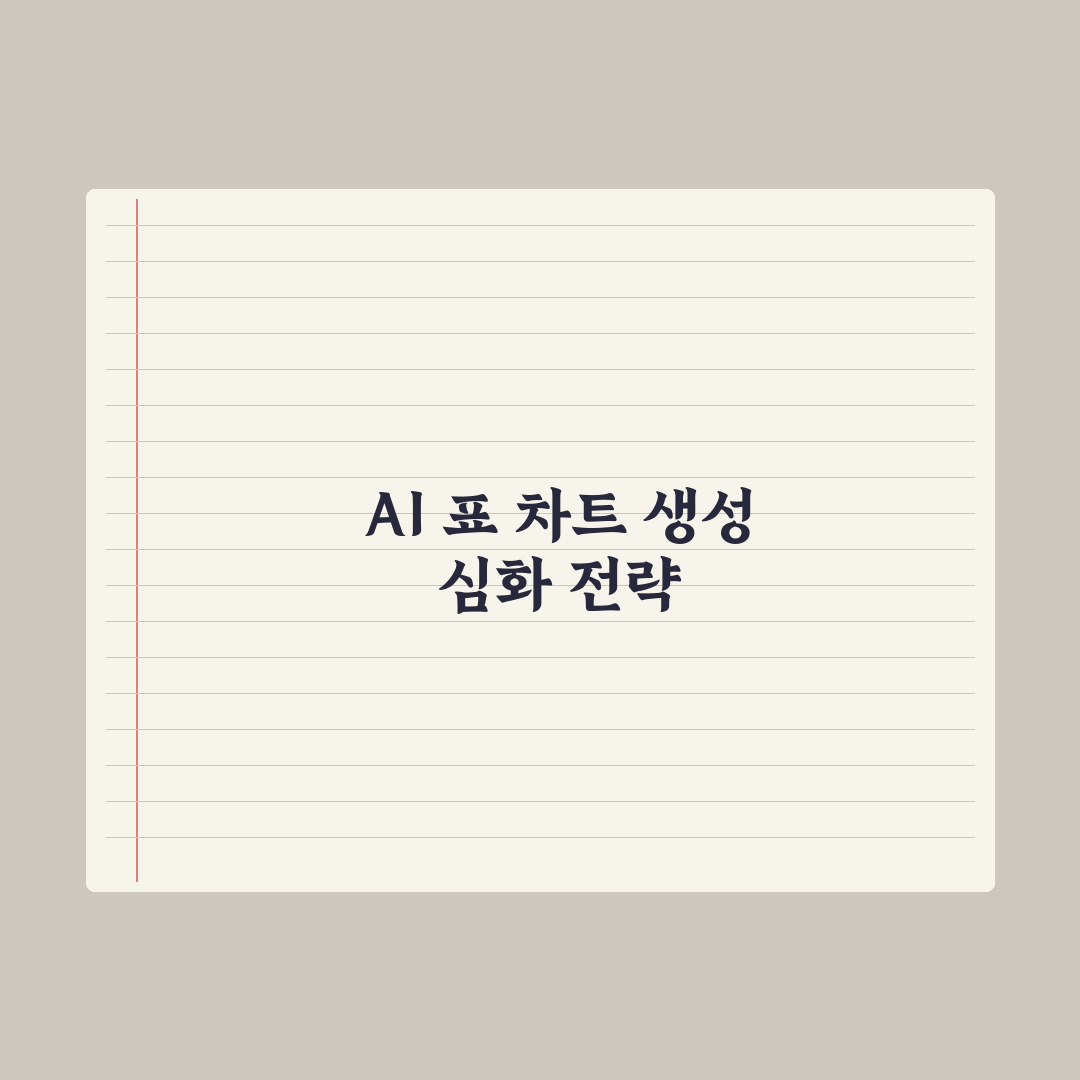 AI로 표·차트 생성하는 프롬프트 완벽가이드, 실무자가 검증한 5단계 핵심정리